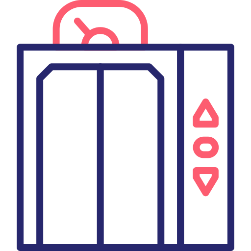 エレベーター Generic Outline Color icon