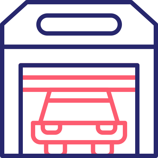 garage Generic Outline Color icoon