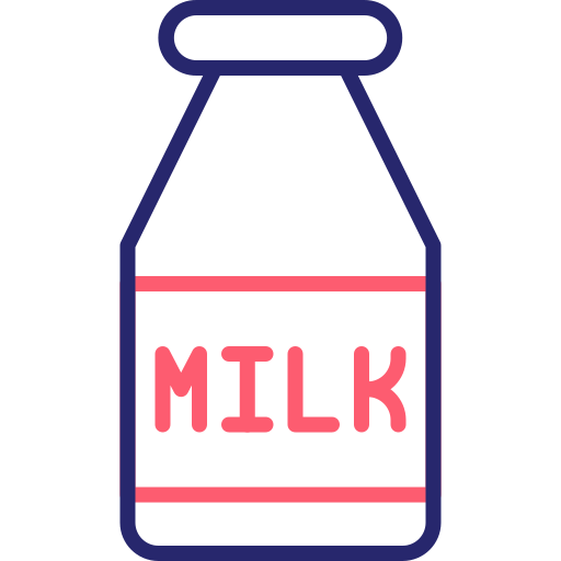 leite Generic Outline Color Ícone