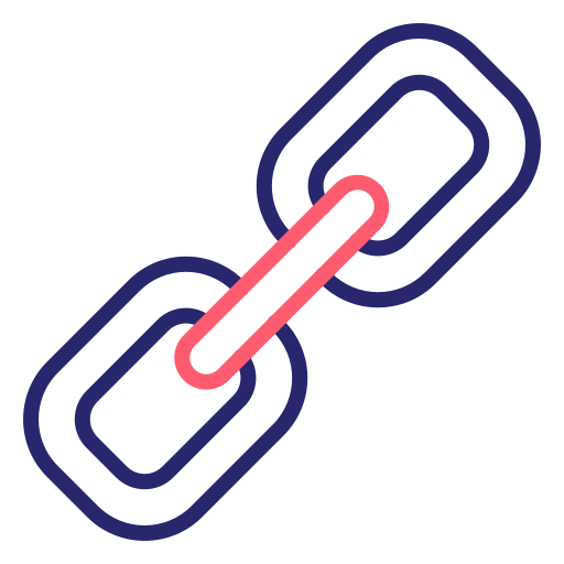 Chain Generic Outline Color icon