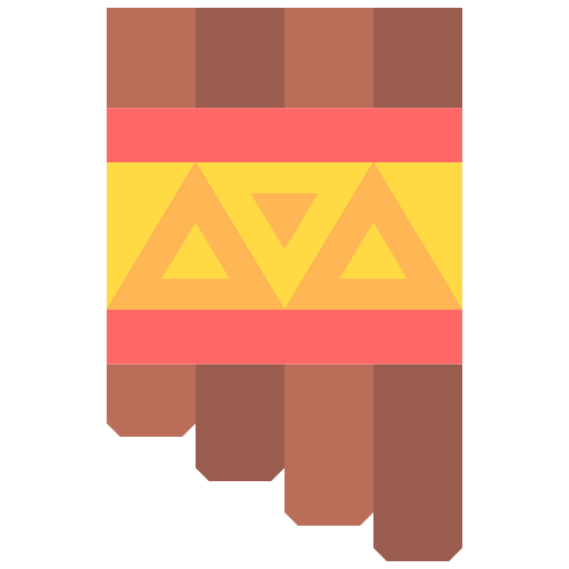 Pan flute Good Ware Flat icon