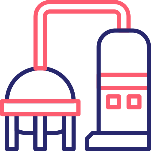 rafineria ropy Generic Outline Color ikona