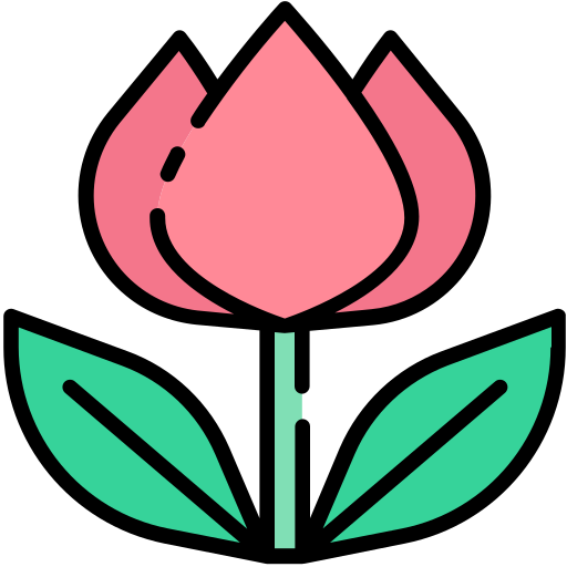 tulipán Good Ware Lineal Color icono
