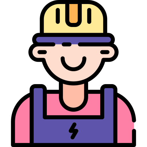 Electrician Good Ware Lineal Color icon