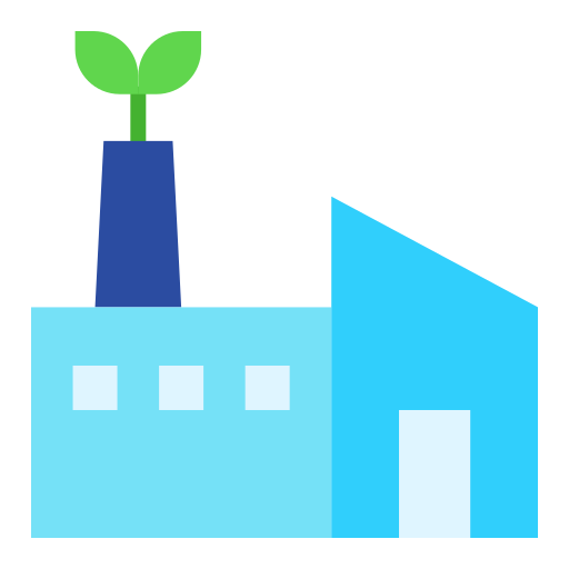 fábrica ecológica Good Ware Flat icono