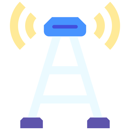 Radio tower Good Ware Flat icon