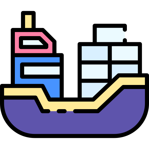 Ship Good Ware Lineal Color icon