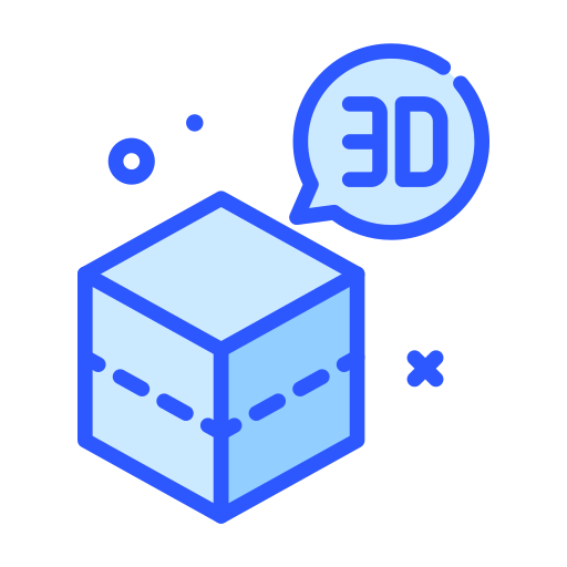 Cube 3d Darius Dan Blue icon