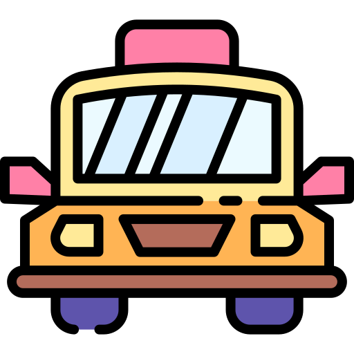 タクシー Good Ware Lineal Color icon