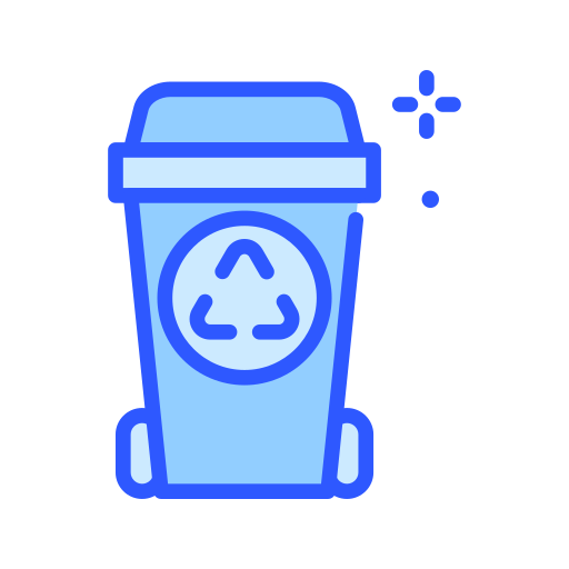 Recycle bin Darius Dan Blue icon