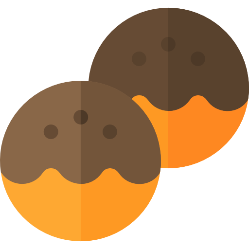 Takoyaki Basic Rounded Flat icon