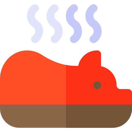 豚の丸焼き Basic Rounded Flat icon
