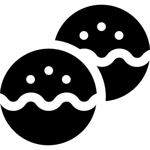 Takoyaki Basic Rounded Filled icon