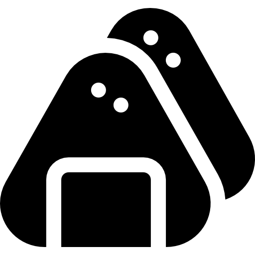 Onigiri Basic Rounded Filled icon