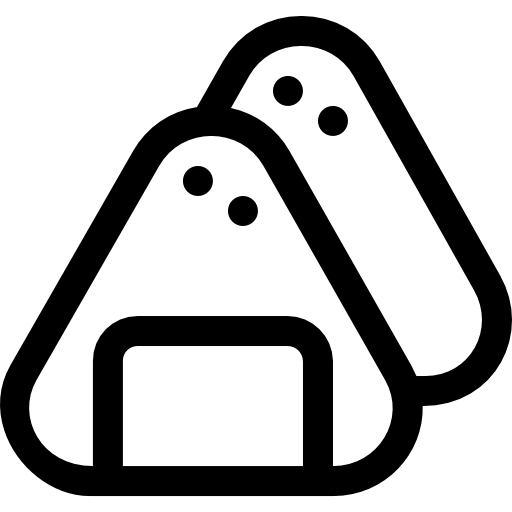 onigiri Basic Rounded Lineal ikona