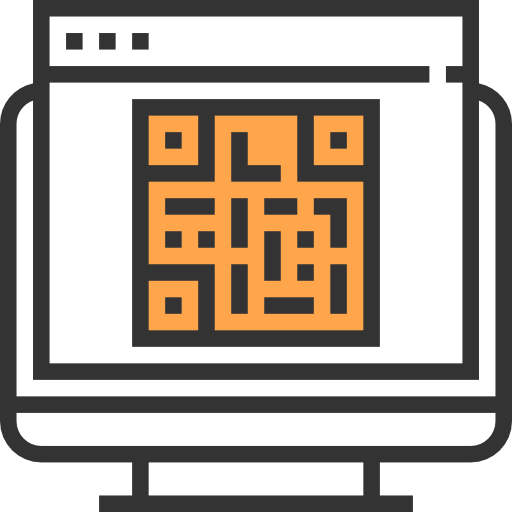 Qr code Meticulous Yellow shadow icon