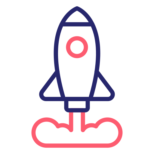Запуск ракеты Generic Outline Color иконка