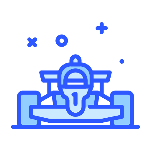 Formula 1 Darius Dan Blue icon