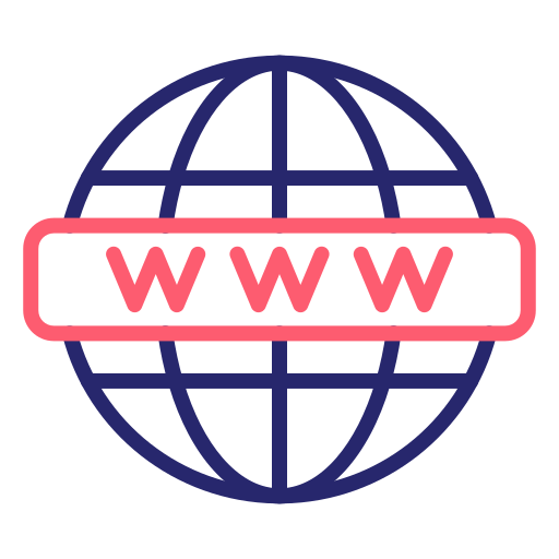 World wide web Generic Outline Color icon