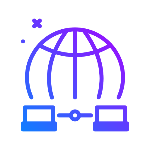 Глобальная сеть Generic Gradient иконка