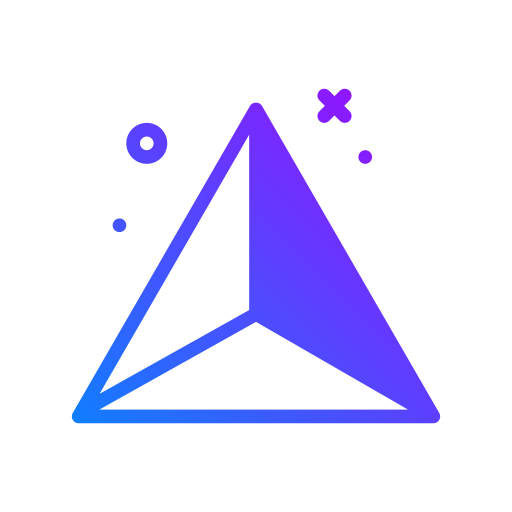 triangle Generic Gradient Icône