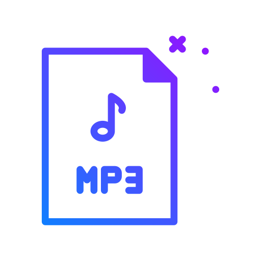 mp3 파일 Generic Gradient icon