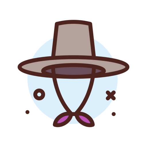 sombrero Darius Dan Lineal Color icono