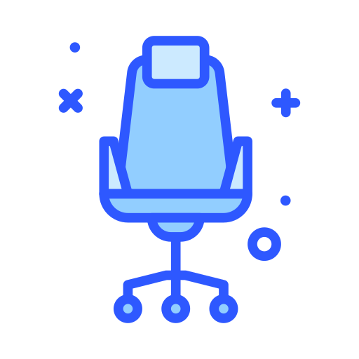 silla de oficina Darius Dan Blue icono