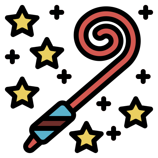 Party blower Generic Outline Color icon