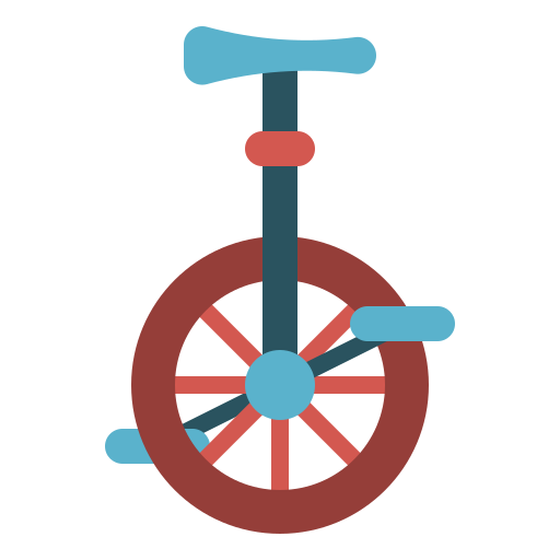 monocycle Generic Flat Icône