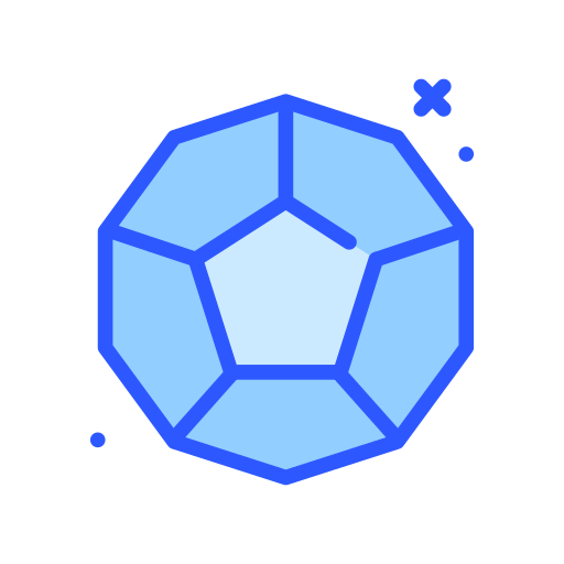 幾何学的形状 Darius Dan Blue icon