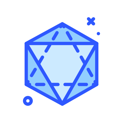 hexagone Darius Dan Blue Icône