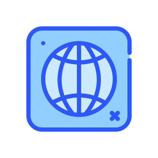 Globe Darius Dan Blue icon