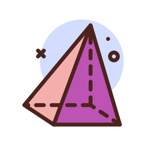 trójkąt Darius Dan Lineal Color ikona