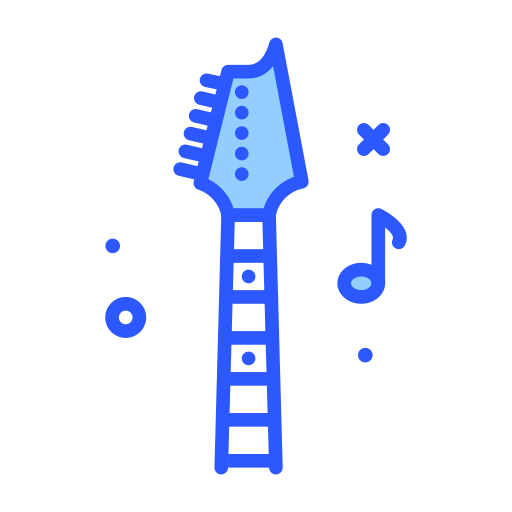 전자 기타 Darius Dan Blue icon