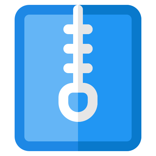 Zip Generic Outline Color icon