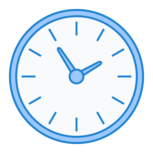 reloj de pared Generic Blue icono