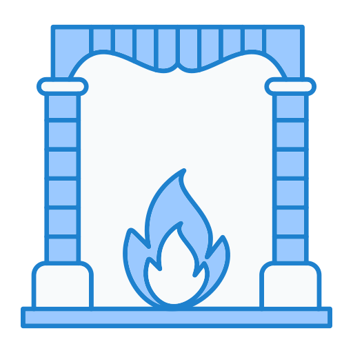 暖炉 Generic Blue icon