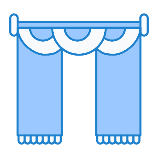 Curtains Generic Blue icon