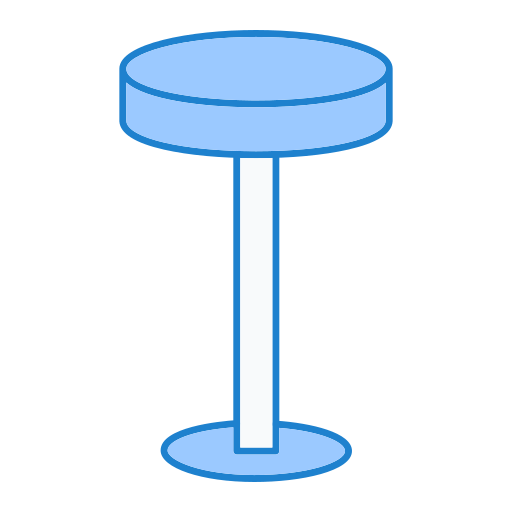 Bar stool Generic Blue icon