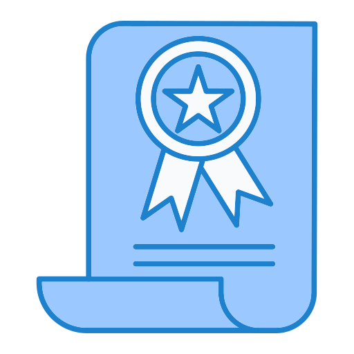 Diploma Generic Blue icon