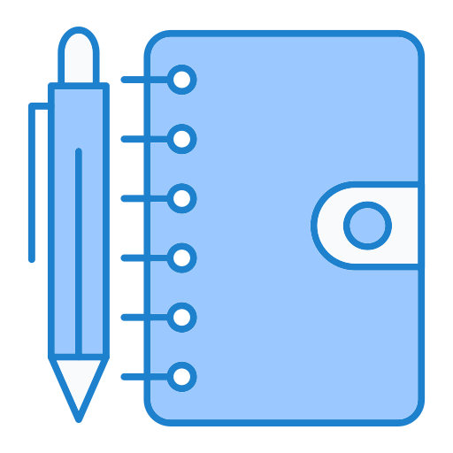 Agenda Generic Blue icon