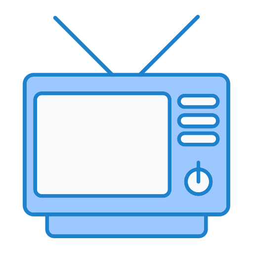 fernsehen Generic Blue icon