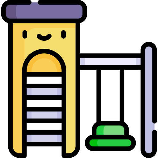 遊び場 Kawaii Lineal color icon