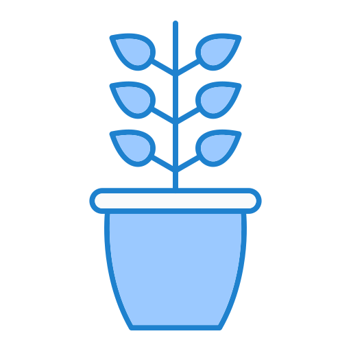 Plant Generic Blue icon