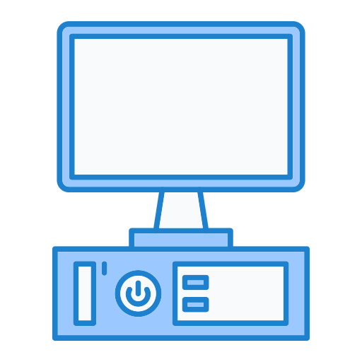 computer Generic Blue icon