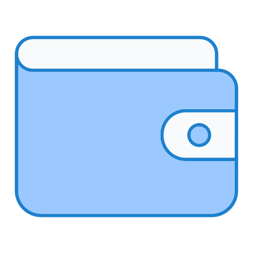 지갑 Generic Blue icon