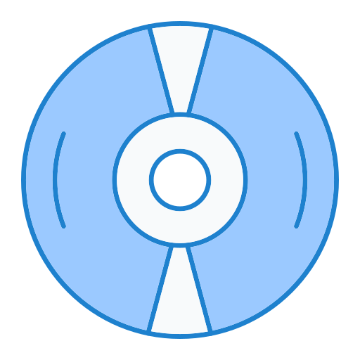 コンパクトディスク Generic Blue icon