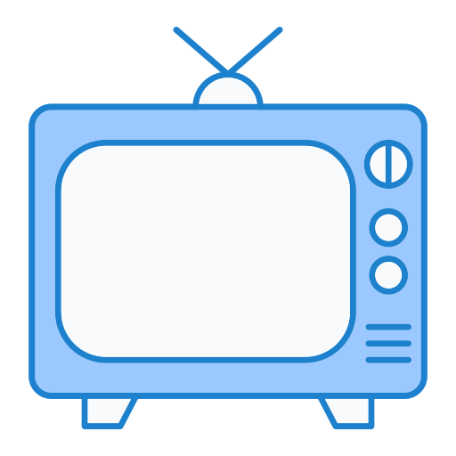 텔레비전 Generic Blue icon