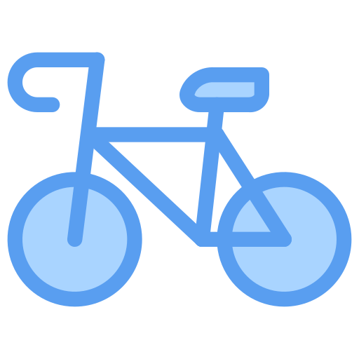 fahrrad Generic Blue icon